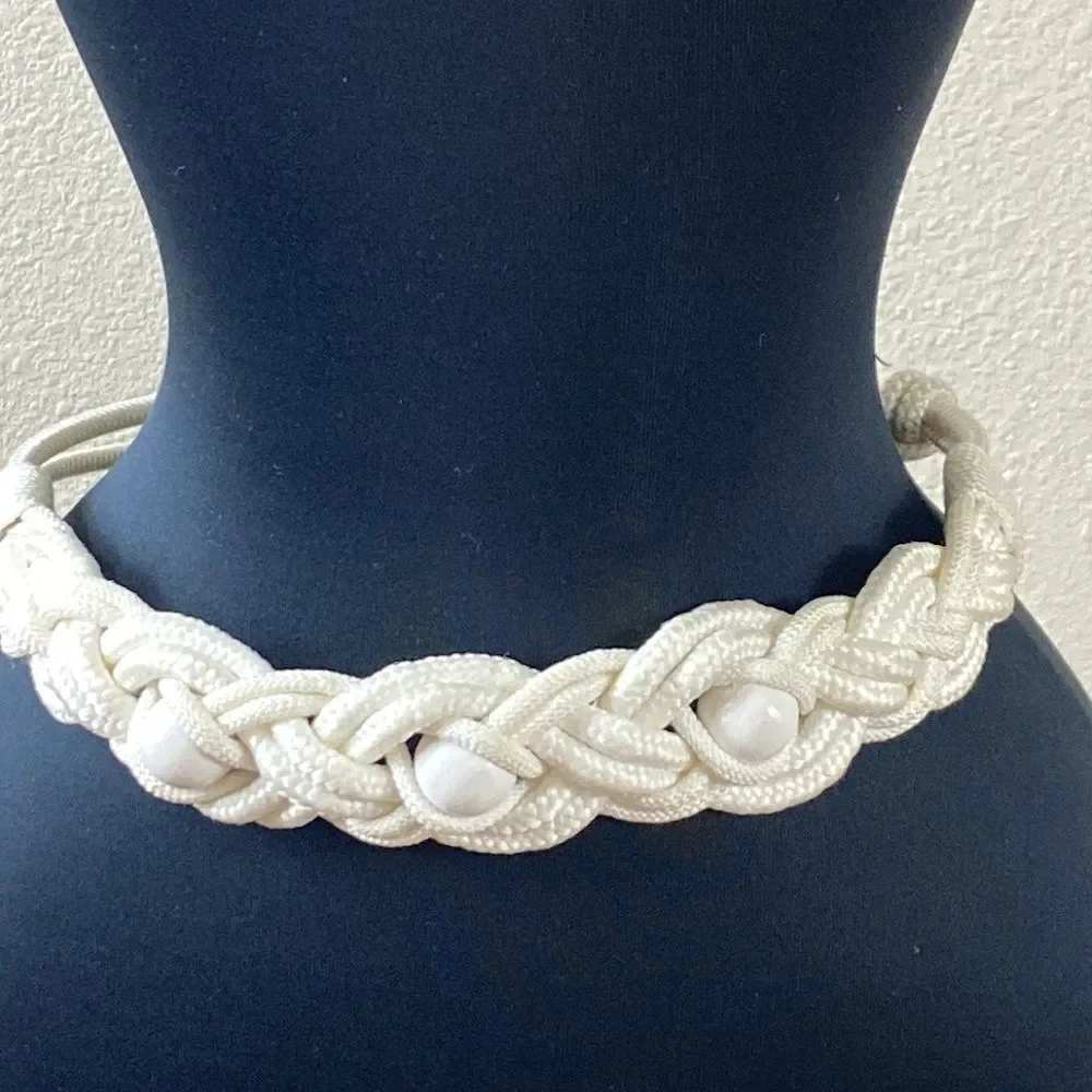 Vintage Handmade Braided Women Belt